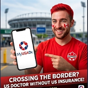 Crossing the Border for the Match? How Canadian Fans Can See a US Doctor Online