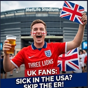 Don’t Let a Cold Pitch Your World Cup Holiday! How UK Fans Can Find a Doctor in the US F...