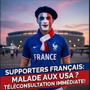 French Supporters in the USA: How to See an Online Doctor Without Ruining Your Vacation