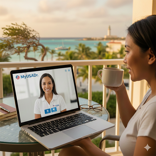 Accessing U.S. Healthcare from Aruba: Your Guide to Easy Telehealth & Prescription Refills