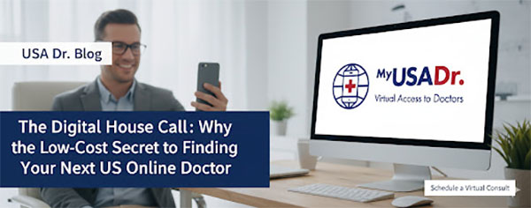 The Digital House Call: Why MyUSADr. is the Low-Cost Secret to Finding Your Next US Online Doctor